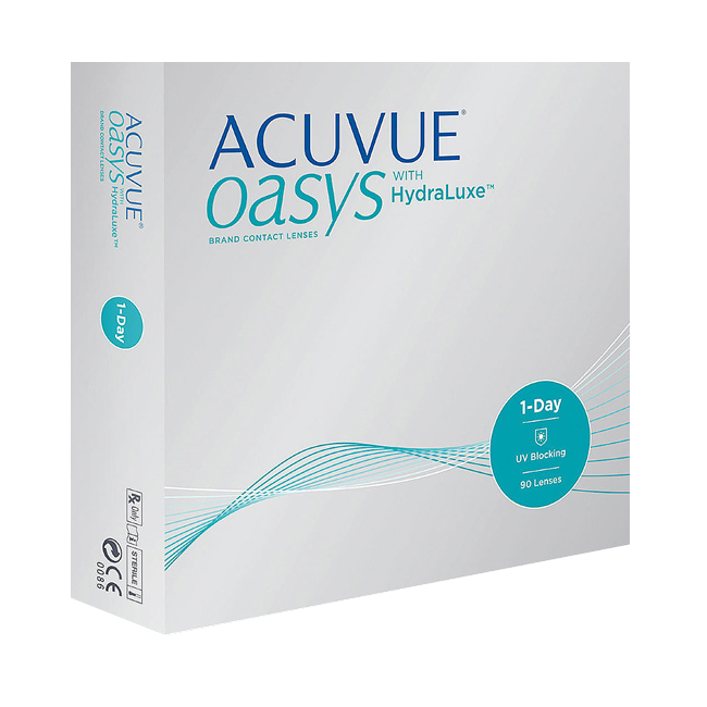 Acuvue Oasys 1-day with HydraLuxe, (90 шт.)